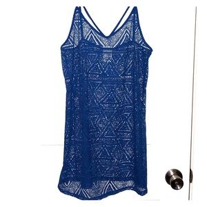 Victoria’s Secret pink swim cover up navy